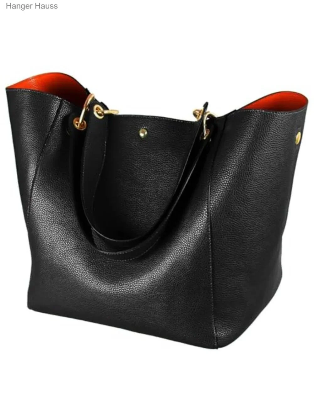 Large Work Tote Bag for Women Waterproof Vegan Leather Handbags Big Bucket